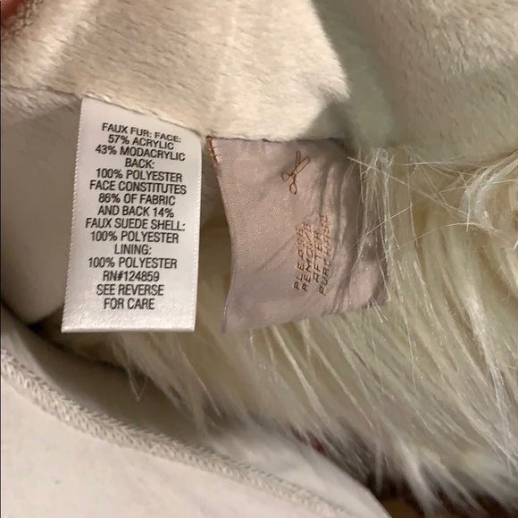 NWT SimplyVera Faux Fur Vest - Picture 6 of 7